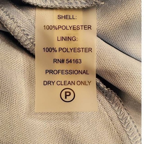 CALVIN Klein Women's Blue White Black Tank Flowy Petite Dress Size 8P - Picture 6 of 6